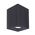 D/L FIXED S/M Gimbal GU10 SQ Matt Blk IP20 L125 x W97mm