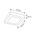 OYSTER LED DIMM SQ Wh 6W 3K IP20 OD120mm 450 Lm