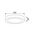 OYSTER DIMM LED S/M WH RND TRI 6W 3K/4K/5K 480LM 120mm IP40