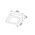 OYSTER DIMM LED S/M WH SQ TRI 6W 3K/4K/5K 480LM 120mm IP40