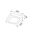 OYSTER DIMM LED S/M WH SQ TRI 6W 3K/4K/5K 480LM 120mm IP40