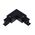 TRACK 3 Circuit 4 Wire Straight Connector BLK