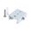 TRACK 3 Circuit 4 Wire Ceiling Kit With Spring BLK