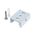 TRACK 3 Circuit 4 Wire Ceiling Kit With Spring BLK