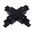 TRACK 3 Circuit 4 Wire End Cap BLK