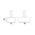 TRACK 3 Circuit 4 Wire Cable Suspension Mount Kit BLK