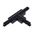 TRACK 1 Circuit 3 Wire Mini Straight Connector BLK