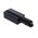 TRACK 1 Circuit 3 Wire Mini Straight Connector BLK