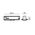 TRACK 1 Circuit 3 Wire Adaptor (Small) M10*16mm WH