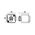 TRACK 1 Circuit 3 Wire Adaptor (Small) M10*16mm WH