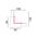 TRACK 1 Circuit 3 Wire T-Piece Connector -RIGHT2 BLK
