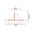 TRACK 3 Circuit 4 Wire T-Piece Connector - RIGHT2 WH