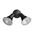 SECURITY D/ADJ ES Blk 5K IP44 incl 10W PAR30 w/sensor