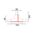 TRACK 1 Circuit 3 Wire Straight Connector WH