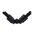 TRACK 1 Circuit 3 Wire End Cap BLK