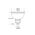 GLOBE LED 12V AC/DC MR16 6W 3000K Wh 480 Lm