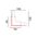 TRACK 1 Circuit 3 Wire Elbow Connector- RIGHT WH