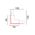 TRACK 1 Circuit 3 Wire End Cap WH
