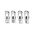 GLOBE LED BC CAN DIMM Filament 4W 6000K CLR 400 Lm