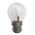 GLOBE HAL ES F/RND 18W = 25W CLR 2800K 195-210 Lm