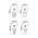 GLOBE LED SES F/RND 4W 3000K CLR 295 Lm