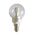 GLOBE LED SES F/RND 4W 3000K CLR 295 Lm