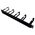 CERTECH 1RU Metal Cable Management Bar, 105mm Deep