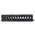 CERTECH 1RU Plastic Cable Management Bar w/ Cover. 87mm Deep