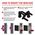 Rackstuds 50pc Pack, Duo 1RU Mounting Solution