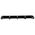 19" 1RU Metal Cable Management Bar with Brush Entry, 75mm Deep