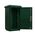 CERTECH 24RU 600mm Deep Outdoor Freestanding Cabinet. IP45 Rated, Forest Green **Made to Order**
