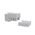 Cat6 RJ-45 UTP Keystone Jack. White, 90 degrees