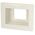 CERTECH Recessed Wall Box with 2x Australian style outlets and 1x GPO Slot