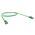 CERTECH Cat6A 34AWG S/FTP 10G RJ45 Patch Lead, Green LSZH Jacket, 0.5m