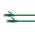 CERTECH Cat6A 34AWG S/FTP 10G RJ45 Patch Lead, Green LSZH Jacket, 0.75m