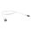 CERTECH Cat6A 34AWG S/FTP 10G RJ45 Patch Lead, White LSZH Jacket, 1.5m