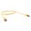 CERTECH Cat6A 34AWG S/FTP 10G RJ45 Patch Lead, Yellow LSZH Jacket, 0.25m