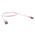 CERTECH Cat6A 34AWG S/FTP 10G RJ45 Patch Lead, Pink PVC Jacket, 2m