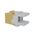Cat6 RJ-45 UTP Keystone Jack. Yellow, 180 degrees, 12pc Pack