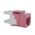 Cat6 RJ-45 UTP Keystone Jack. Pink, 180 degrees, 12pc Pack