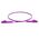 LC-LC OM4 Duplex Fibre Lead, Violet LSZH Jacket - 10m