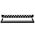 CERTECH 1RU 19" 24 Port Unloaded Staggered Patch Panel, with Rear Support Bar