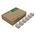 Cat6 RJ-45 UTP Wall Plate Jack. White, 6pc Pack