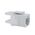Cat6 RJ-45 UTP Keystone Jack. White, 180 degrees, 6pc Pack