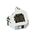 DIN Mount RJ45 Socket. Includes 1 x Cat6A UTP Keystone Jack w/ Dust Shutter