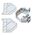 DIN Mount RJ45 Socket. Includes 1 x Cat6A STP Keystone Jack w/ Dust Shutter