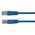 CERTECH Cat6 24AWG U/UTP RJ45 Patch Lead, 2m, Blue PVC Jacket