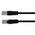 CERTECH Cat6 24AWG U/UTP RJ45 Patch Lead, 15m, Black PVC Jacket