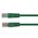 CERTECH Cat6 24AWG U/UTP RJ45 Patch Lead, 5m, Green PVC Jacket
