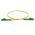 LCA-LCA OS2 (G657A1) Duplex Fibre Lead, Yellow LSZH Jacket - 3m